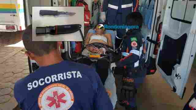 Após balada, policial e amigos discutem em carro e dois são feridos à faca