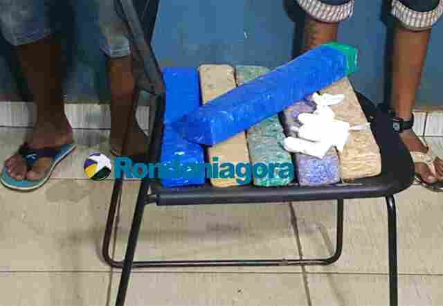 Polícia apreende quase seis quilos de droga e prende quatro envolvidos na Zona Leste