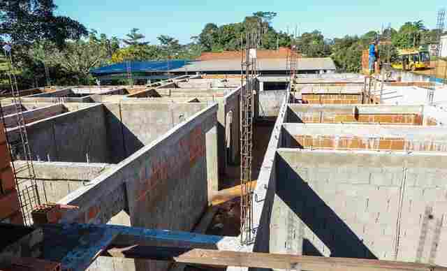 Construção da UBS em Ji-Paraná segue em ritmo avançado