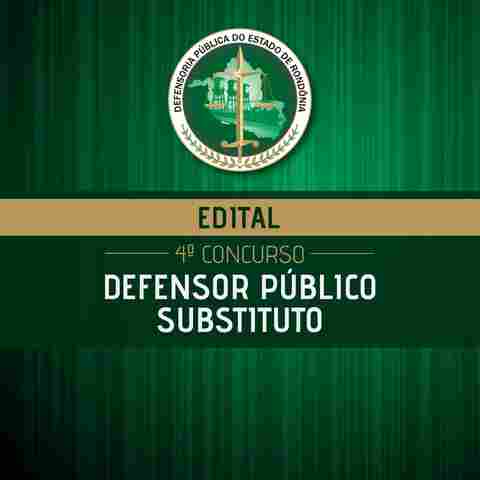 Confira o edital para concurso de defensor público em Rondônia; salários de R$ 20.812,20