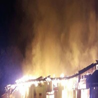 Vídeo: Incêndio criminoso em Bom Futuro destruiu base da PM e veículos de militares