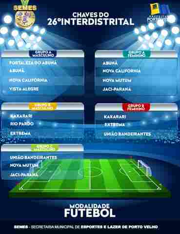 Interdistrital é aberto amanhã em Jaci-Paraná; RONDONIAGORA fará cobertura das principais partidas