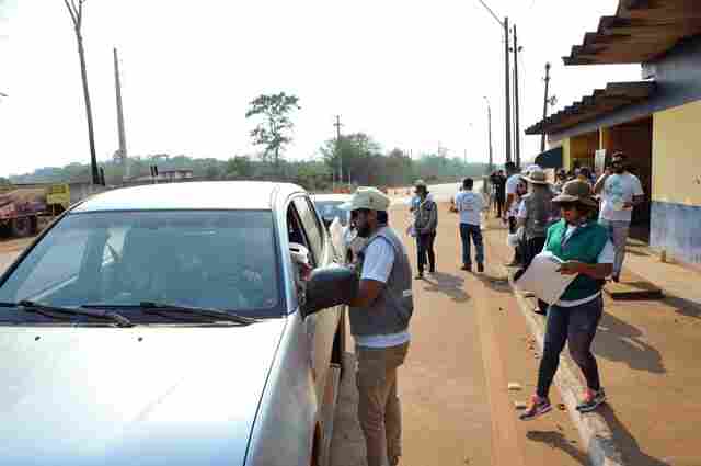 Secretaria de Meio Ambiente realiza ecoblitz sobre queimadas na BR-364