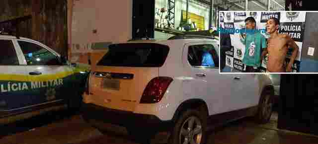 Polícia prende dupla horas depois de roubo de carro em Porto Velho