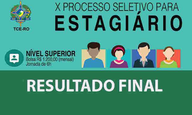 TCE homologa nomes de aprovados em processo seletivo para contratação de estagiário