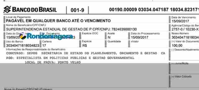 Encerra hoje o prazo para pagar inscrição do concurso da Sepog