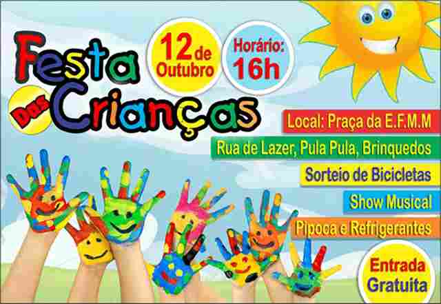 Festas das Crianças é nesta quinta-feira na Madeira Mamoré
