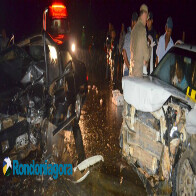 Uma pessoa morre e oito ficam feridas em colisão frontal envolvendo táxi na RO-464