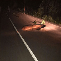 Asfalto cede e pista da BR-425, com destino a Guajará é interditada