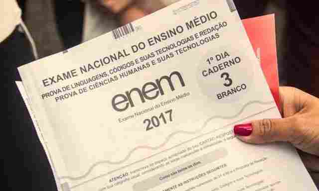 Gabarito oficial do Enem 2017 será divulgado na quinta-feira