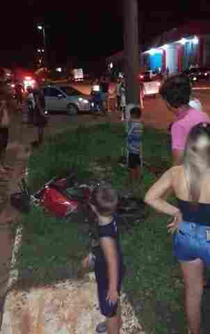 Jovem morre em acidente envolvendo carro e moto