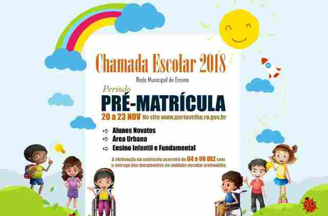 Chamada escolar continua e 50% das vagas já foram preenchidas em cadastro pela internet