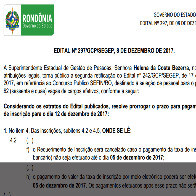 Prazo para pagamento de inscrição no concurso da Sefin de Rondônia é adiado para o dia 12