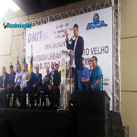 Viaduto é entregue e ministro anuncia ampliação de aeroportos de Cacoal, Ariquemes e Ji-Paraná