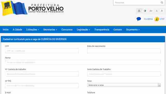 Sine oferece 370 vagas para projeto de segurança da Prefeitura de Porto Velho; inscrição é on line