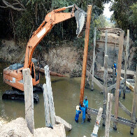 Secretaria de Obras de Ji-Paraná já recuperou 25 pontes neste ano