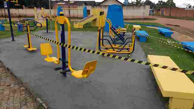 Academia ao ar livre é instalada no Bairro Mariana, em Porto Velho