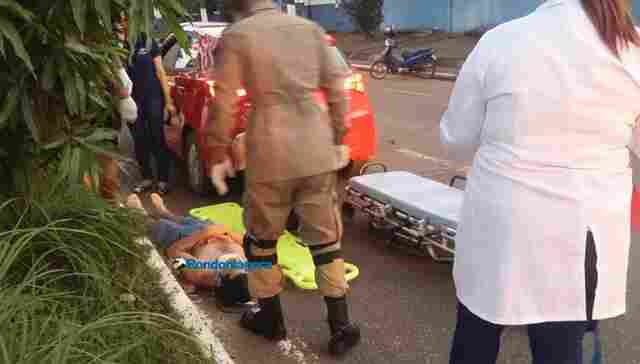 Homem é atropelado por veículo durante partida de futebol