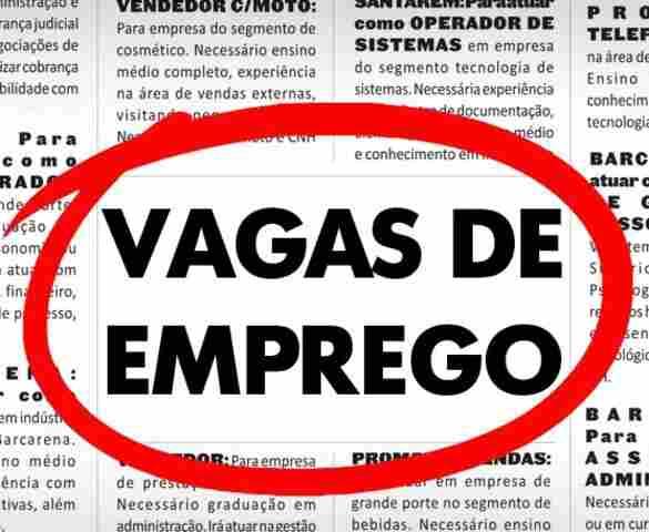 Serviços gerais e técnico de informática estão entre as vagas de emprego oferecidas no Sine da capital