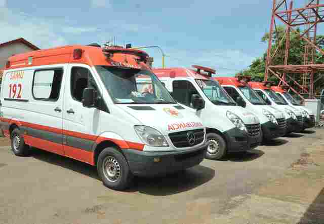 Samu de Porto Velho recebe três novas ambulâncias