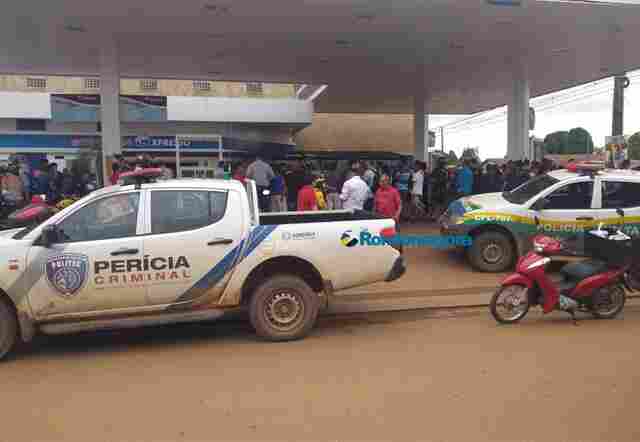 Homem é executado a tiros em posto de combustível em Porto Velho