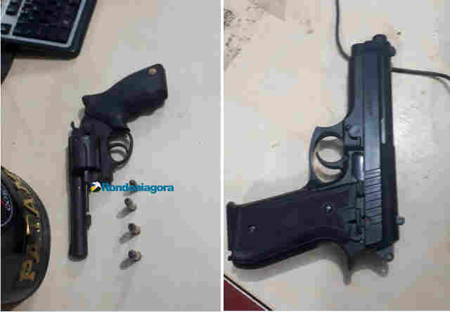 Três são presos por porte ilegal de arma de fogo em Porto Velho