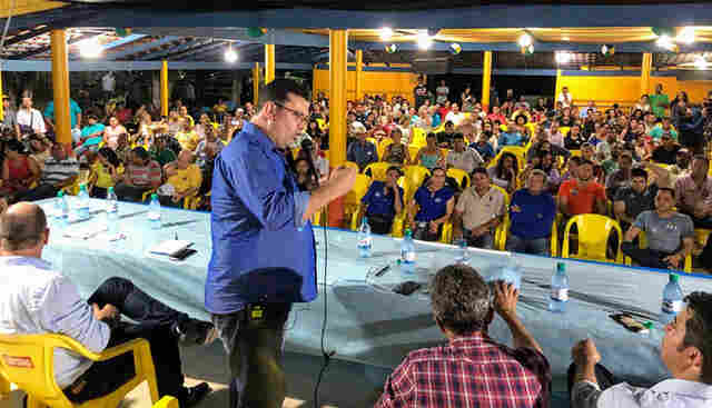 Ezequiel Júnior reúne multidão em Machadinho durante lançamento de candidatura a reeleição