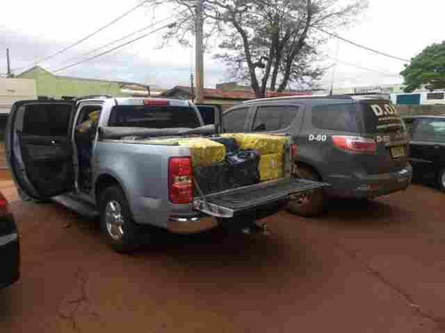 Morador de Porto Velho é preso com mais de uma tonelada de maconha no Mato Grosso do Sul