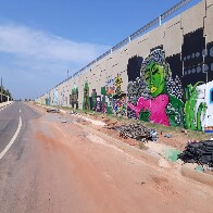 Viadutos de Porto Velho ficam mais coloridos com a arte de grafiteiros; confira fotos
