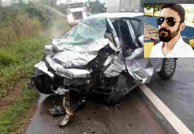 Agente penitenciário e mais duas pessoas morrem em acidente entre carro e ônibus na BR-364