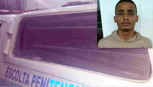 Apenado desmaia após se jogar de viatura da Sejus