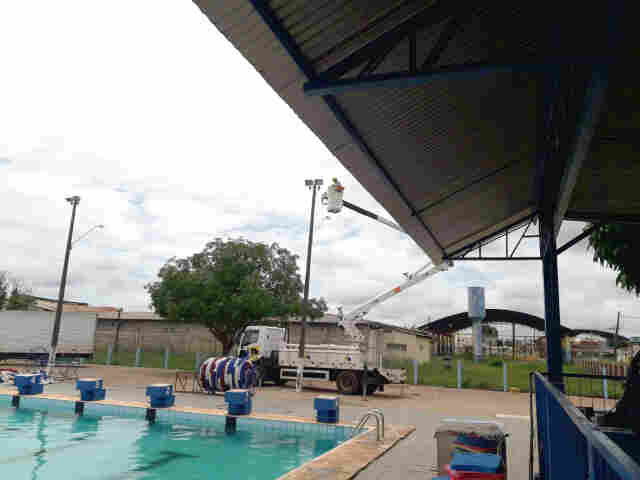 Emdur revitaliza iluminação do parque aquático do Padrão