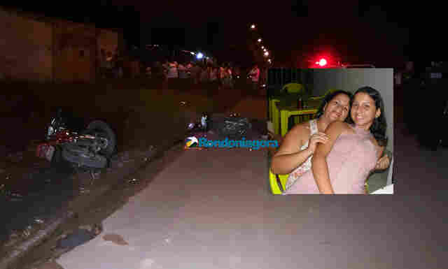 Mulher e filha morrem em grave acidente entre motos no Dia das Mães
