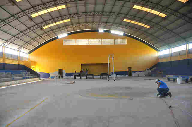 Ginásio poliesportivo Eduardo Lima e Silva é revitalizado