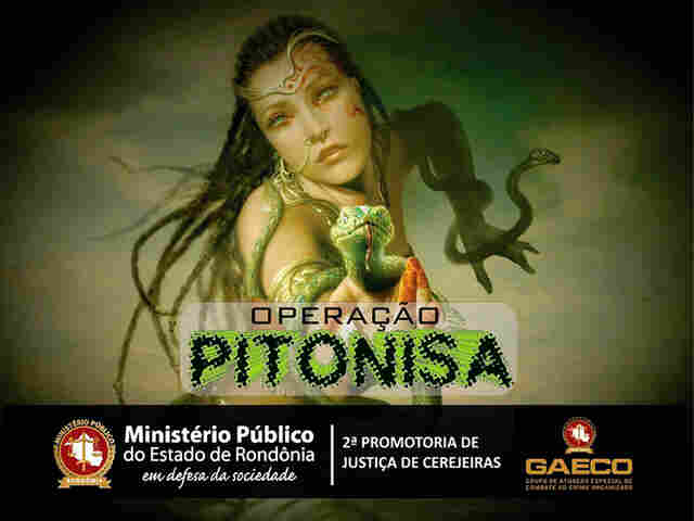 Ministério Público de Rondônia deflagra operação Pitonisa
