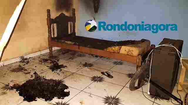 Jovem dorme com cigarro e casa pega fogo; rapaz diz que queria se matar