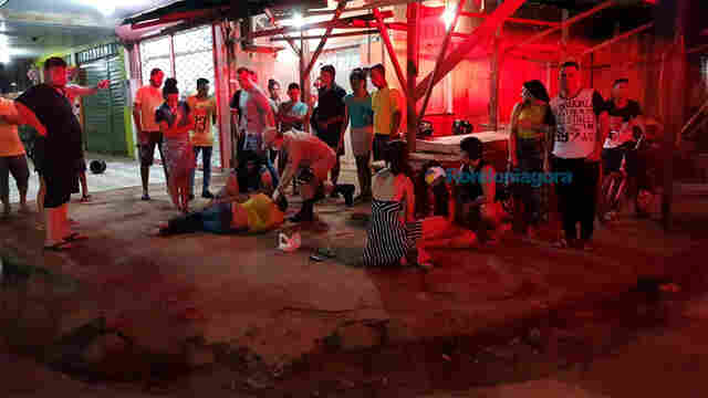 Motorista imprudente foge após atropelar casal em moto na Capital