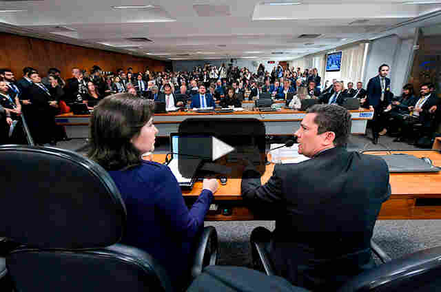 Ao vivo: Ministro Sérgio Moro fala no Senado sobre vazamento de conversas com procuradores da Lava Jato