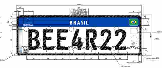 Contran desobriga troca de placas atuais pelas do Mercosul
