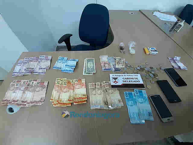 Casal é preso com droga e cédulas falsas