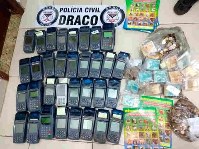 Polícia detém 11 e apreende R$ 108 mil durante operação contra o Jogo do Bicho