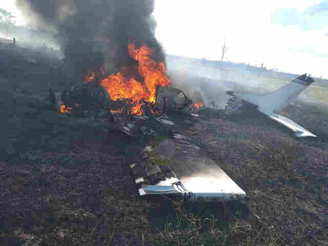 Avião cai e pega fogo em Alta Floresta