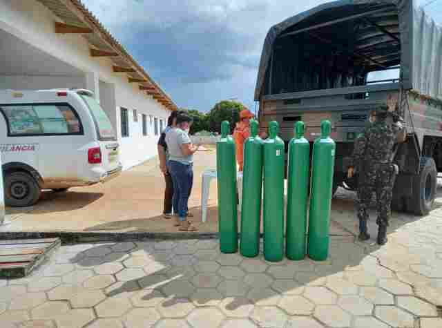 Cone Sul de Rondônia recebe 45 cilindros de oxigênio para abastecimento de unidades hospitalares