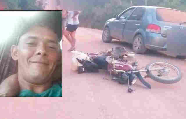 Motociclista morre em colisão frontal em Machadinho