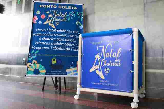Campanha de arrecadação de tênis e chuteiras continua até 10 de dezembro