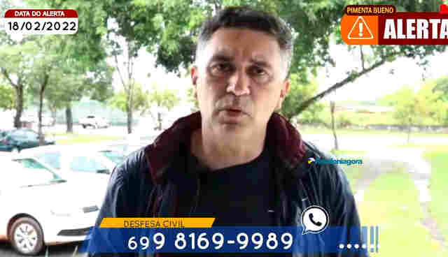 Vídeo: Prefeito de Pimenta Bueno emite alerta de inundação na cidade