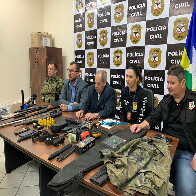 Megaoperação da Polícia Civil apreende grande quantidade de armas e prende criminosos envolvidos em assassinatos