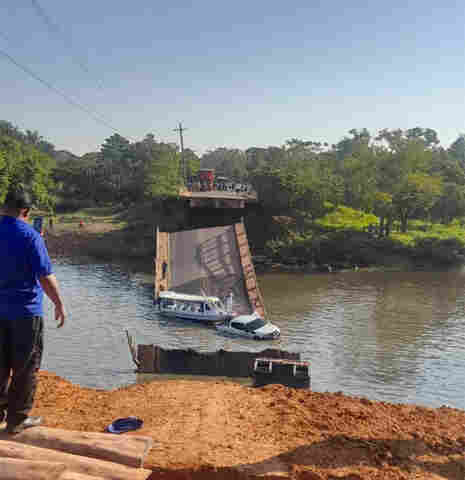 Confirmadas quatro mortes e 14 feridos em desabamento de ponte na BR-319