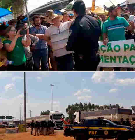 BR-364 volta a ser bloqueada em Vilhena e Força Nacional pode ter que agir