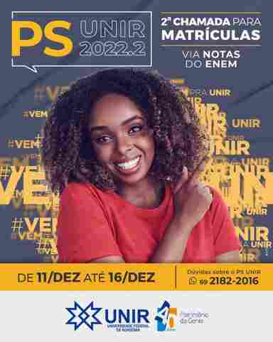 Segunda chamada: Unir convoca aprovados para cursos do segundo semestre de 2022